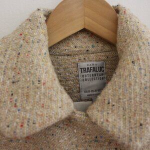 Zara Trafaluc, cloth beige coat.